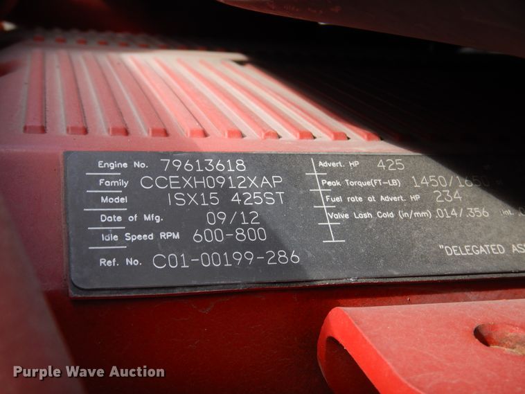 image for item DJ7299 2013 Freightliner Cascadia 125  semi truck