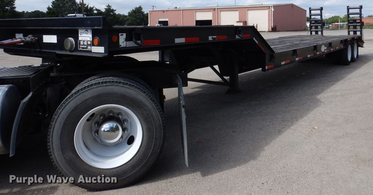 image for item DJ7300 2012 Viking VFD46P16F35T  drop deck equipment trailer