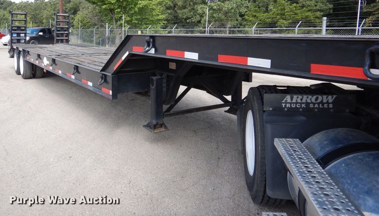 image for item DJ7300 2012 Viking VFD46P16F35T  drop deck equipment trailer