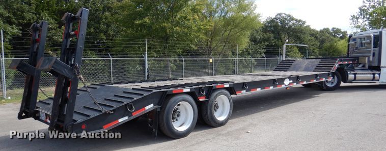 image for item DJ7300 2012 Viking VFD46P16F35T  drop deck equipment trailer