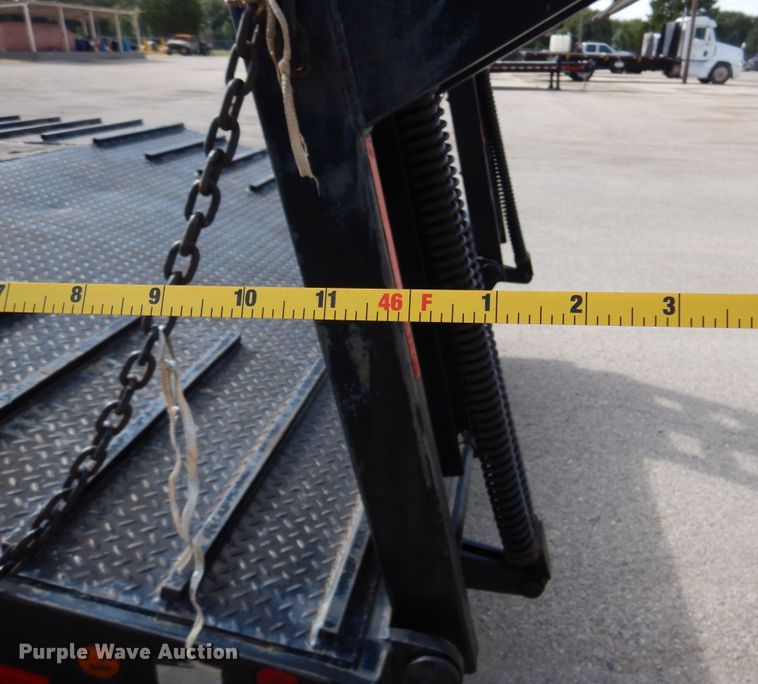 image for item DJ7300 2012 Viking VFD46P16F35T  drop deck equipment trailer