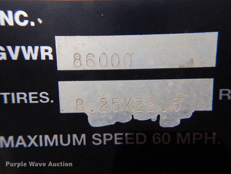 image for item DJ7300 2012 Viking VFD46P16F35T  drop deck equipment trailer