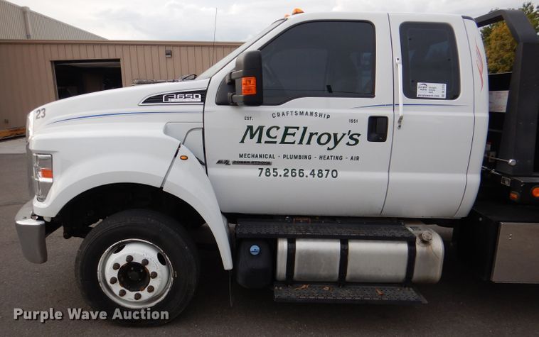 image for item DL3175 2017 Ford F650 Super Duty  rollback truck