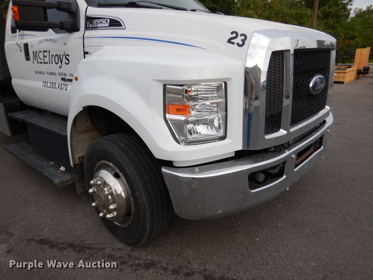 image for item DL3175 2017 Ford F650 Super Duty  rollback truck