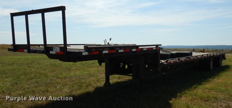 image for item DM5116 1997 Doonan  drop deck equipment trailer