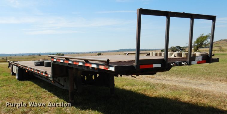 image for item DM5116 1997 Doonan  drop deck equipment trailer