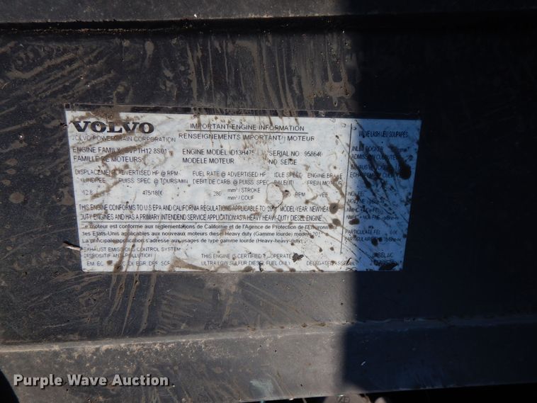 image for item DM6466 2012 Volvo VNL  semi truck