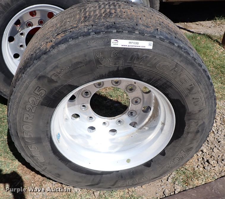 image for item IN9699 (4) 445/50R22.5 tires and wheels