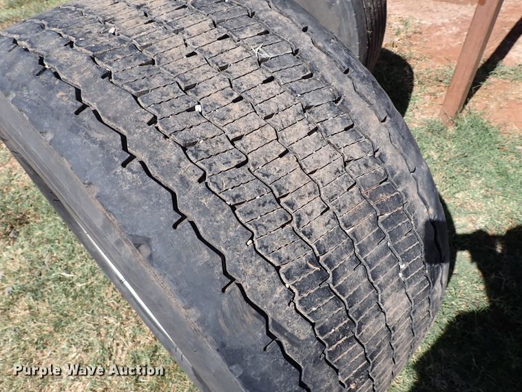 image for item IN9699 (4) 445/50R22.5 tires and wheels