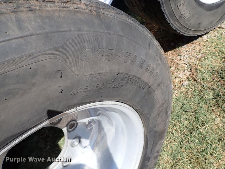 image for item IN9699 (4) 445/50R22.5 tires and wheels