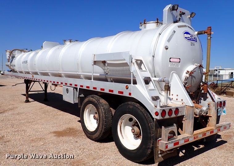 image for item IN9725 2013 Mac LTT Inc  tank trailer