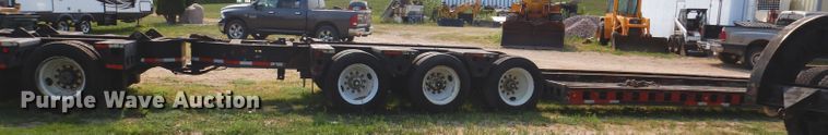 image for item IN9772 1989 Siebert 60T3A  lowboy equipment trailer