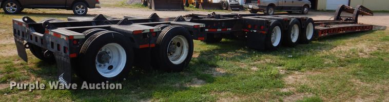 image for item IN9772 1989 Siebert 60T3A  lowboy equipment trailer