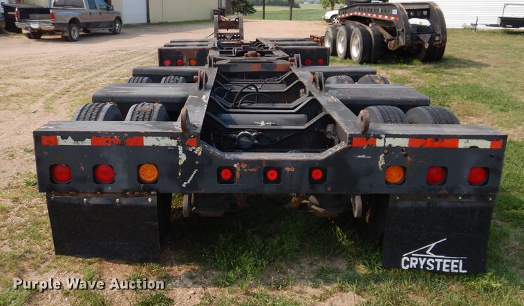 image for item IN9772 1989 Siebert 60T3A  lowboy equipment trailer