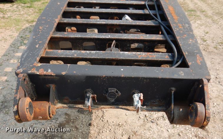 image for item IN9772 1989 Siebert 60T3A  lowboy equipment trailer