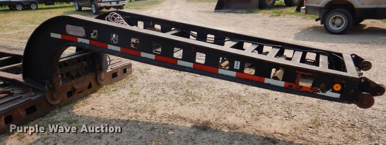 image for item IN9772 1989 Siebert 60T3A  lowboy equipment trailer