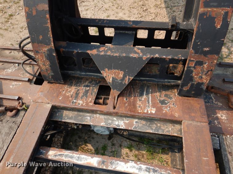 image for item IN9772 1989 Siebert 60T3A  lowboy equipment trailer