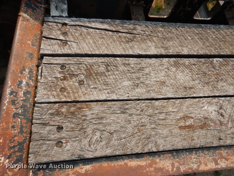 image for item IN9772 1989 Siebert 60T3A  lowboy equipment trailer