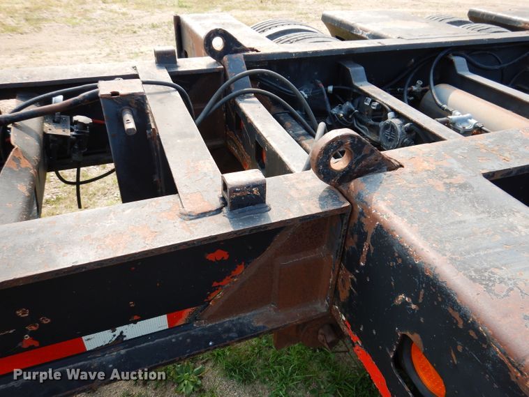 image for item IN9772 1989 Siebert 60T3A  lowboy equipment trailer