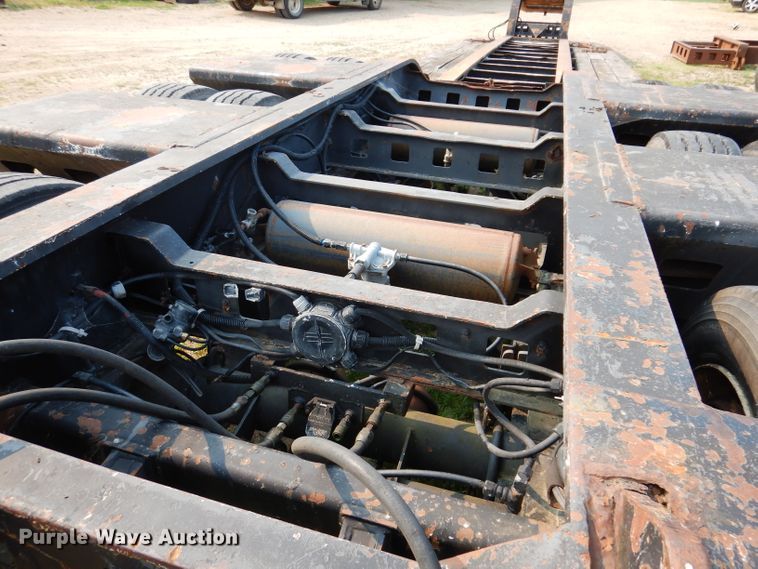 image for item IN9772 1989 Siebert 60T3A  lowboy equipment trailer