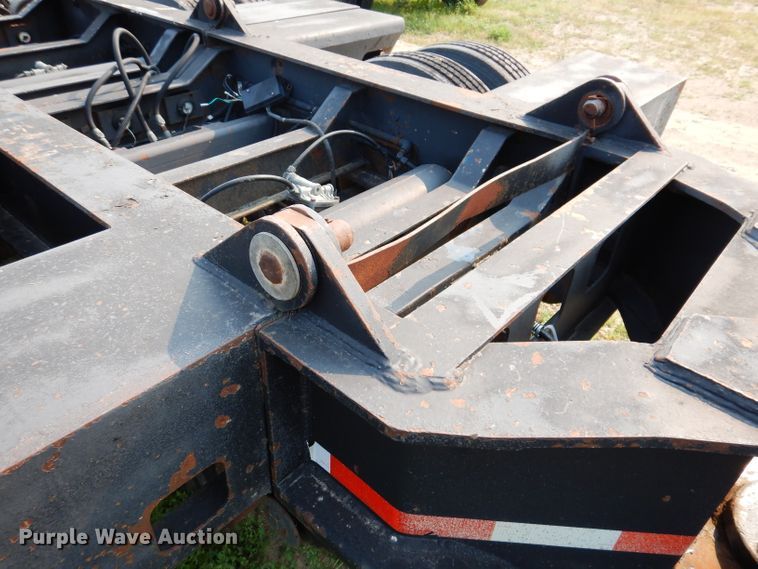 image for item IN9772 1989 Siebert 60T3A  lowboy equipment trailer