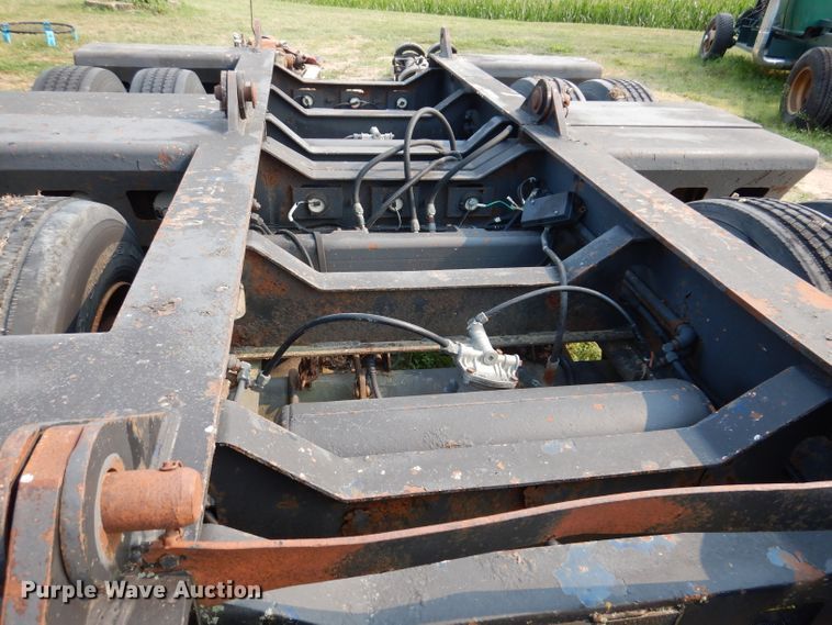 image for item IN9772 1989 Siebert 60T3A  lowboy equipment trailer