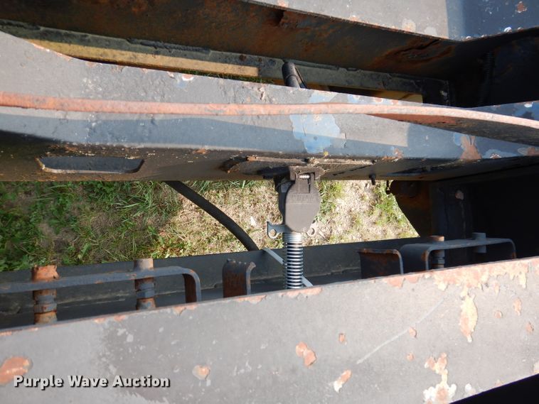 image for item IN9772 1989 Siebert 60T3A  lowboy equipment trailer