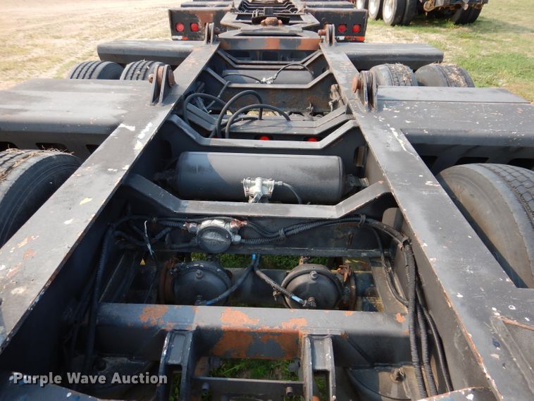 image for item IN9772 1989 Siebert 60T3A  lowboy equipment trailer