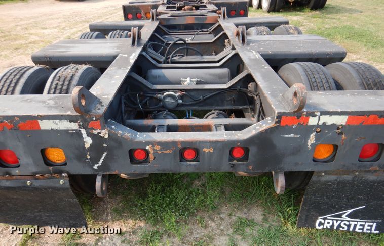 image for item IN9772 1989 Siebert 60T3A  lowboy equipment trailer
