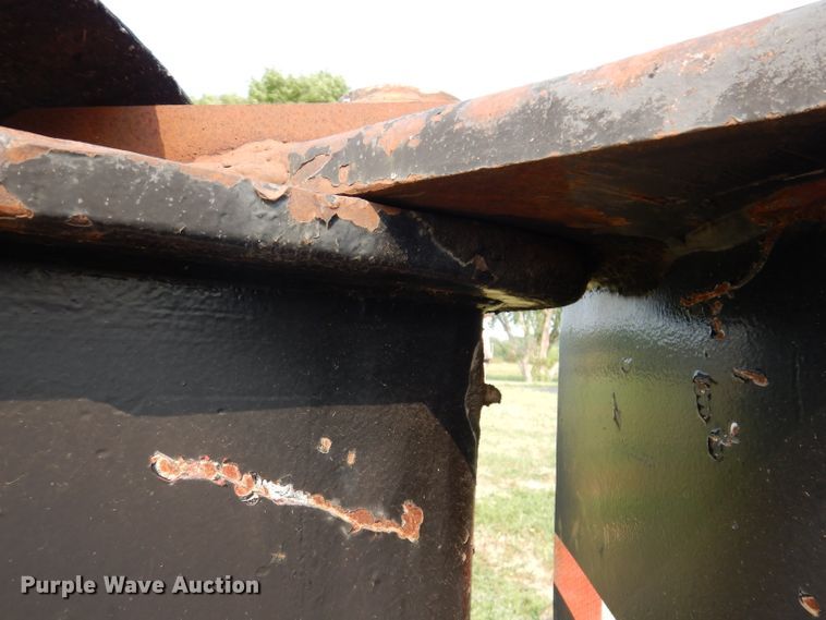 image for item IN9772 1989 Siebert 60T3A  lowboy equipment trailer