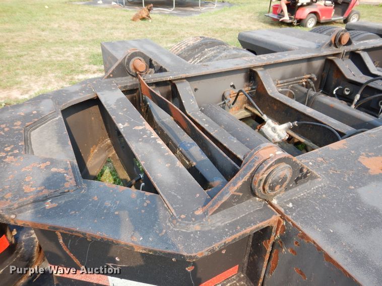 image for item IN9772 1989 Siebert 60T3A  lowboy equipment trailer