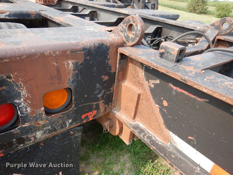 image for item IN9772 1989 Siebert 60T3A  lowboy equipment trailer