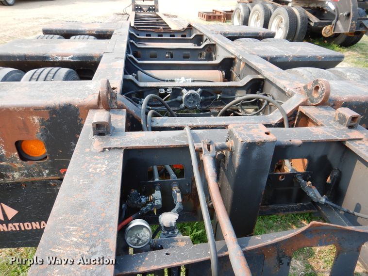 image for item IN9772 1989 Siebert 60T3A  lowboy equipment trailer