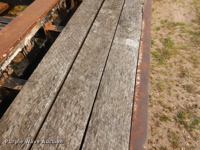 image for item IN9772 1989 Siebert 60T3A  lowboy equipment trailer