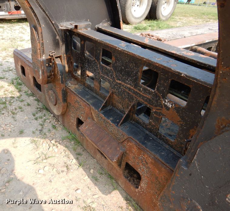 image for item IN9772 1989 Siebert 60T3A  lowboy equipment trailer