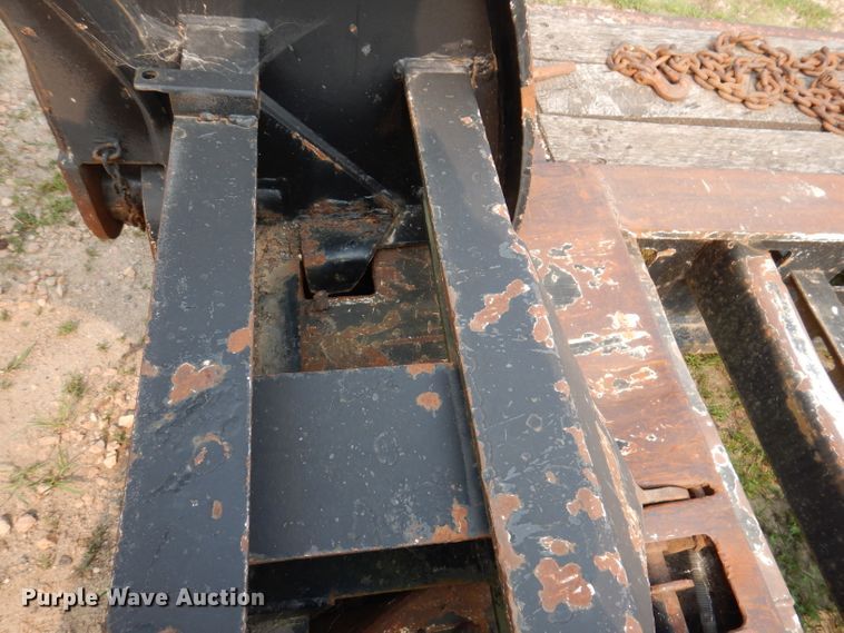 image for item IN9772 1989 Siebert 60T3A  lowboy equipment trailer