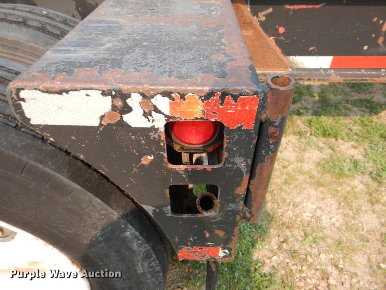 image for item IN9772 1989 Siebert 60T3A  lowboy equipment trailer