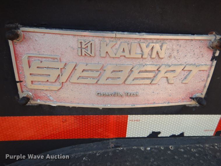 image for item IN9772 1989 Siebert 60T3A  lowboy equipment trailer