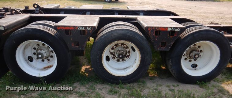image for item IN9772 1989 Siebert 60T3A  lowboy equipment trailer