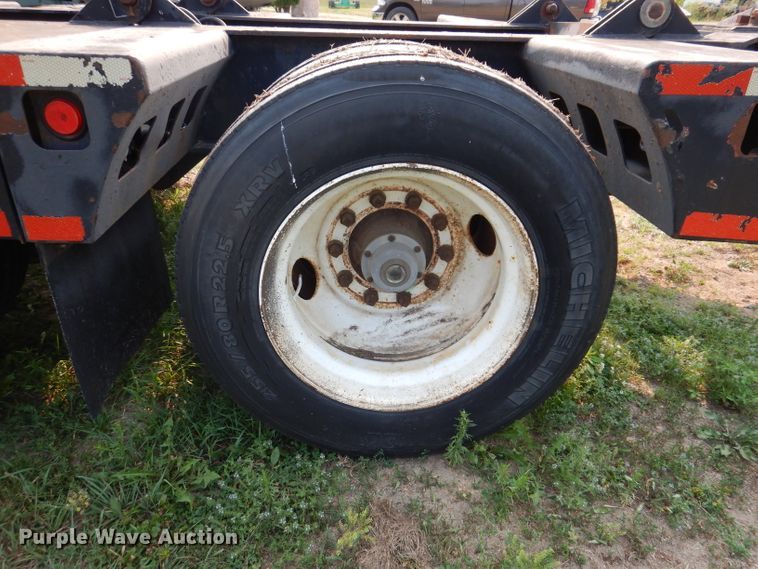 image for item IN9772 1989 Siebert 60T3A  lowboy equipment trailer