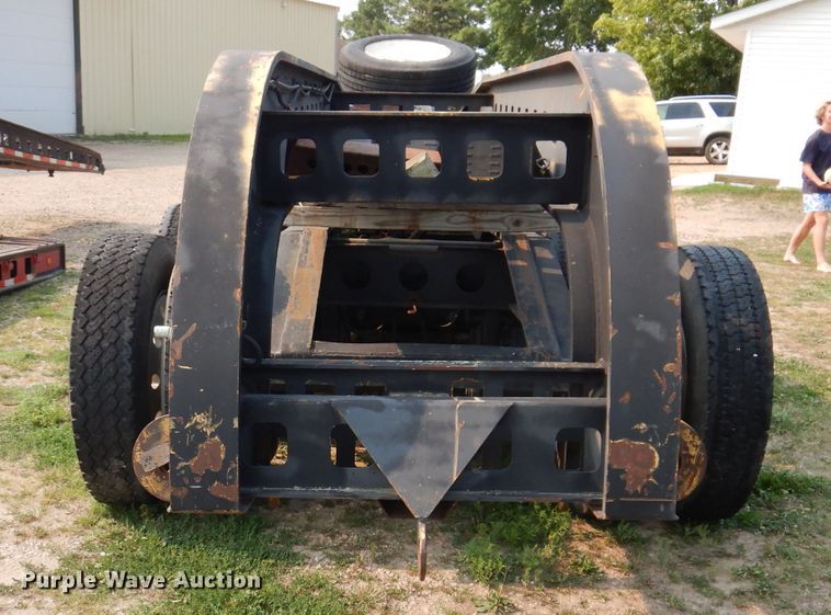 image for item IN9772 1989 Siebert 60T3A  lowboy equipment trailer