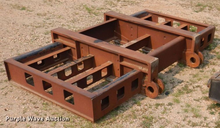 image for item IN9772 1989 Siebert 60T3A  lowboy equipment trailer