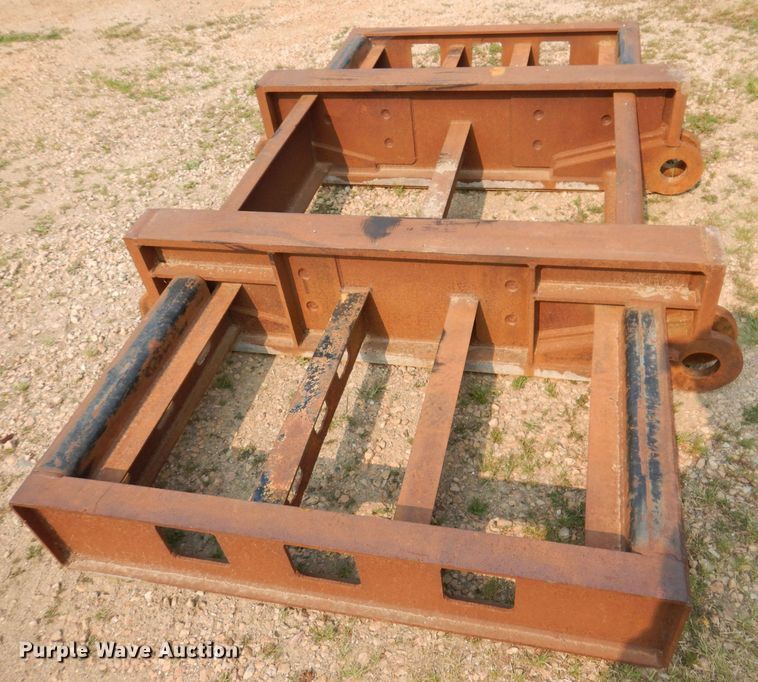 image for item IN9772 1989 Siebert 60T3A  lowboy equipment trailer