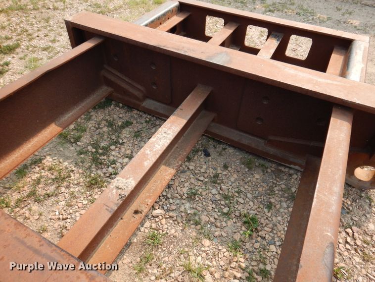 image for item IN9772 1989 Siebert 60T3A  lowboy equipment trailer