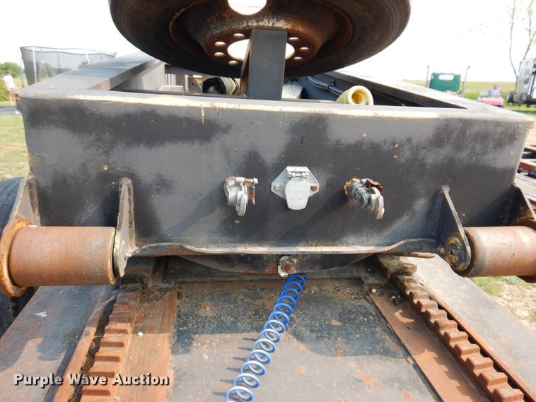 image for item IN9772 1989 Siebert 60T3A  lowboy equipment trailer