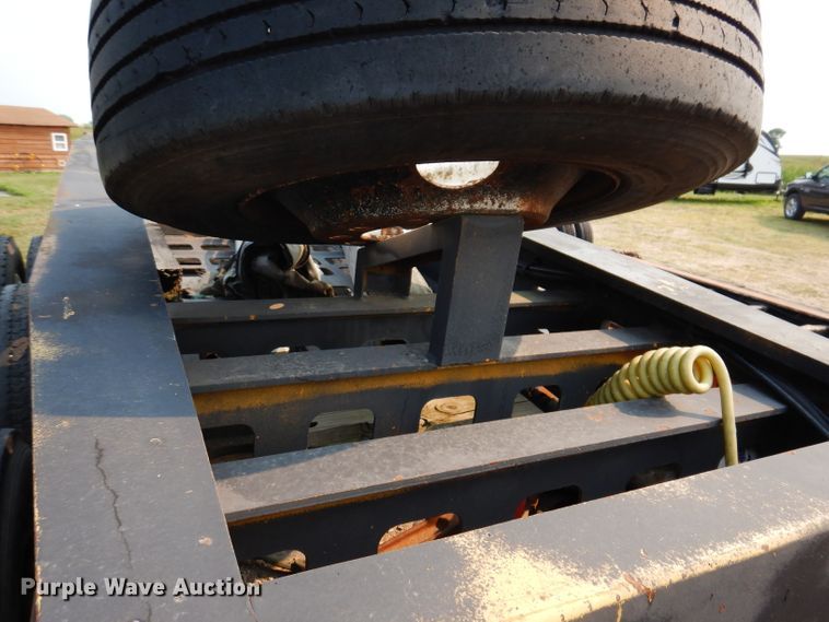 image for item IN9772 1989 Siebert 60T3A  lowboy equipment trailer