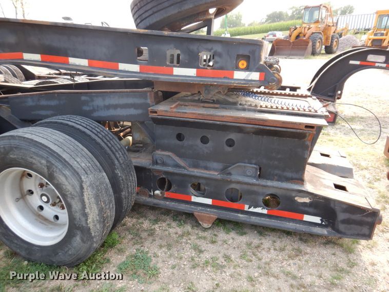 image for item IN9772 1989 Siebert 60T3A  lowboy equipment trailer