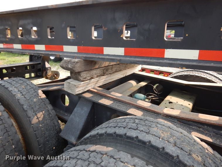 image for item IN9772 1989 Siebert 60T3A  lowboy equipment trailer