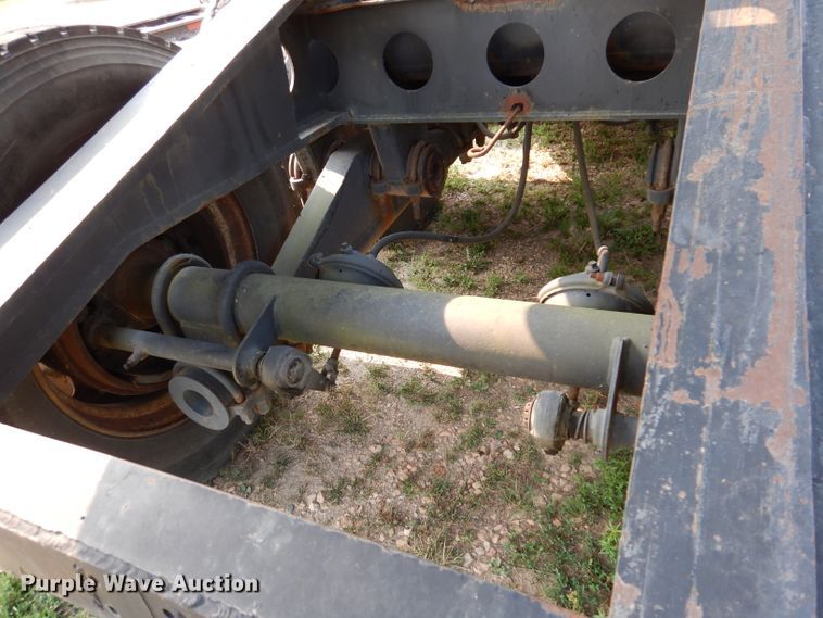 image for item IN9772 1989 Siebert 60T3A  lowboy equipment trailer