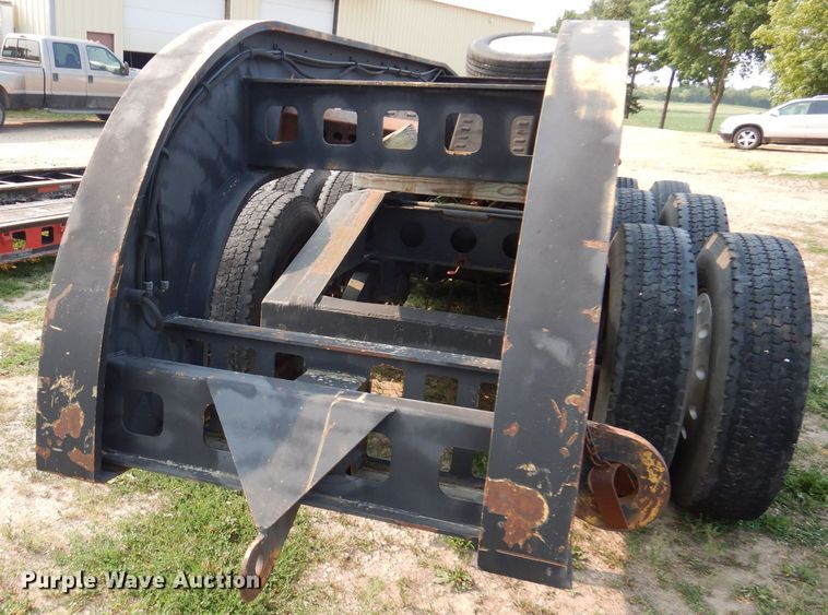 image for item IN9772 1989 Siebert 60T3A  lowboy equipment trailer